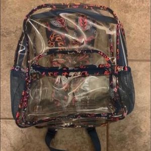 Vera Bradley clear backpack